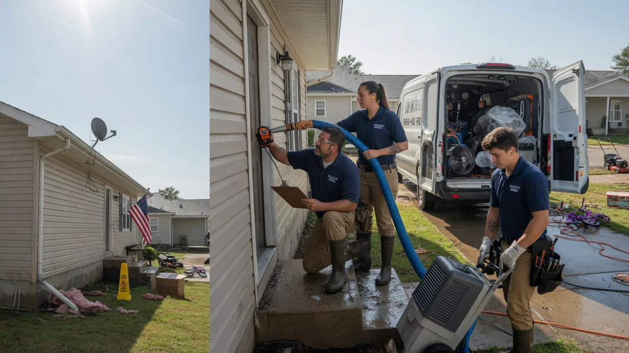Ceiling Water Damage Restoration in Senoia, GA near me